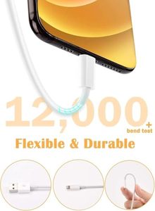 Cables de <span class=keywords><strong>Carga</strong></span> para Apple, Cargadores para <span class=keywords><strong>iPhone</strong></span>, Cable de <span class=keywords><strong>Carga</strong></span> Rápida para <span class=keywords><strong>iPhone</strong></span> 12/11/14Pro/11Max/ X/XS/XR/XS Max/8/7 iPad - Product Image 6