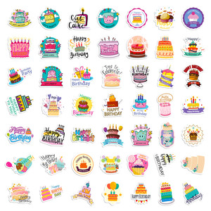 <span class=keywords><strong>Auguri</strong></span> di cottura caramelle di buon <span class=keywords><strong>compleanno</strong></span> adesivi a colori regali torta di <span class=keywords><strong>compleanno</strong></span> adesivi per feste squisite forniture - Product Image 1