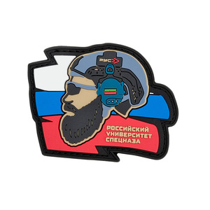 Резиновая нашивка с российским флагом, крючок и петля, нашивка из ПВХ для сумок и тактических сумок - Product Image 3