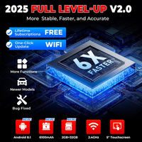 Analyseur de diagnostic OBD2 LAUNCH X431 CRP129E V3.0 avec nouveau logiciel, lecteur de code OBD pour moteur, ABS, SRS, transmission, scanner pour voitures