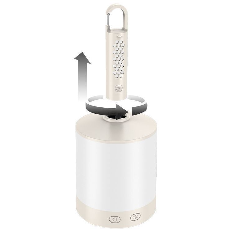 Split flashlight plus camping light