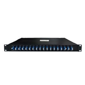 16CH 18CH 1270-1610nm CWDM Mux Demux 1U แบบติดตั้งบนแร็ค ไฟเบอร์คู่ พร้อมหัวต่อ LC/SC สำหรับโซลูชัน FTTx ใช้งานได้ทั้งภายใน/ภายนอกอาคาร - Product Image 2