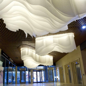 Illuminazione moderna nordica hotel sala banchetti centro commerciale club house Guest house forma speciale lampadario a soffitto decorativo personalizzato - Product Image 5