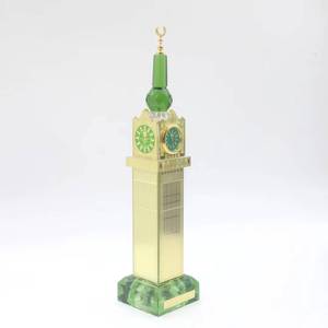 Torre del Reloj del Kingdom Center de Riad, Adorno de Escritorio de Cristal con Batería, Recuerdo (Tamaño Grande/Pequeño) para Uso en Interiores - Product Image 1