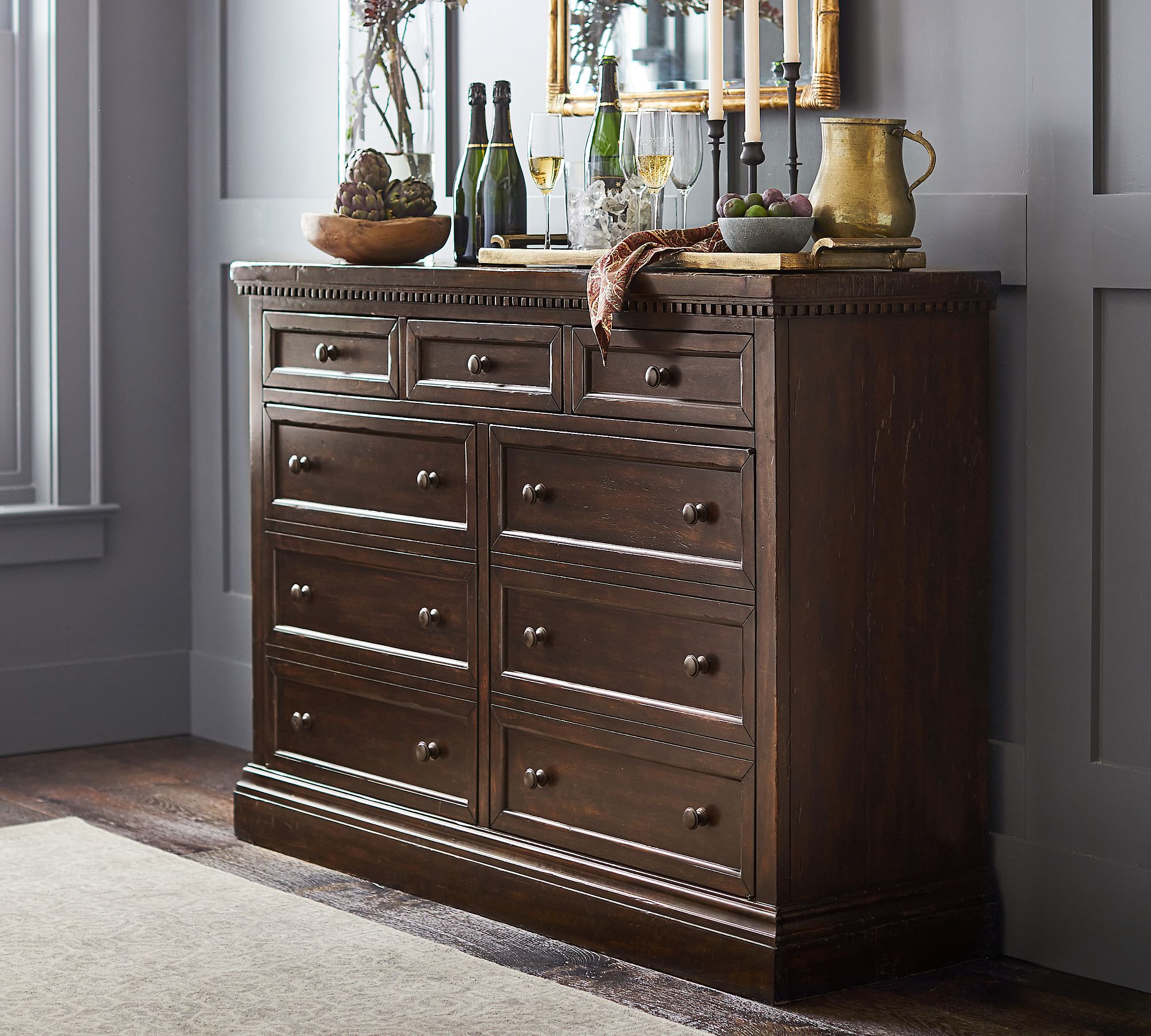 buffet cabinet wood modern luxury indoor furniture 60