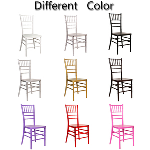 Silla de Comedor Moderna Apilable y Resistente de Plástico PP Blanco para Banquetes, Hoteles, Bodas, Eventos al Aire Libre, Estilo Tiffany Chiavari - Product Image 3