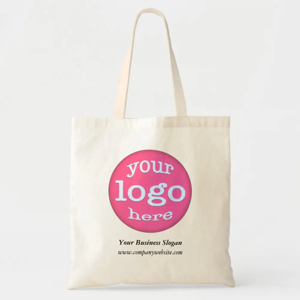 Многоразовая тканевая сумка-тоут с логотипом
