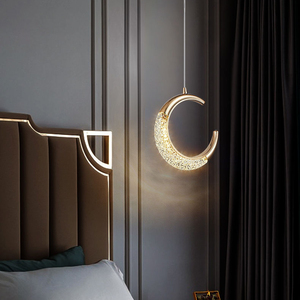 Wohnzimmer-Design Nachttisch Metall Einfache Lineare LED-Pendelleuchte Moderne Lampe mit Verstellbarem Kabel Hängelampe - Product Image 1