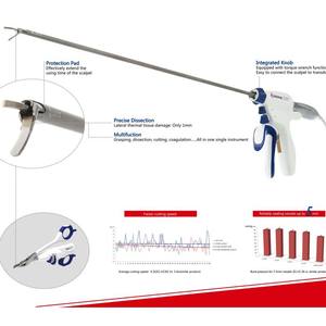 फील्ड पशु चिकित्सा और मोबाइल चिकित्सा सेवाओं के लिए हल्के जनरेटर के साथ पोर्टेबल अल्ट्रासोनिक स्केलपेल हैंडहेल्ड सिस्टम - Product Image 2