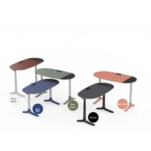 Uispair Thông Minh Điện Hiện Đại Bảng Điều Chỉnh Chiều Cao Có Thể Điều Chỉnh Bàn Nhà Văn Phòng Nhập Khẩu Động Cơ Kép Đứng Xen Khoảng Cách Xoài Gỗ - Product Image 5