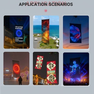 Schermo LED Volante Montato su Drone 3X6m, Pieghevole, <span class=keywords><strong>Dimensioni</strong></span> Personalizzabili, Include Alimentatore, Impermeabile IP65, Alta Qualità - Product Image 4