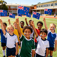 Mini drapeau à main avec bâton, petit drapeau avec mât en plastique pour défilés et événements sportifs
