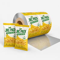 Sachet d'emballage personnalisé à scellage central pour chips de banane, chips de plantain, sachet en plastique Mylar pour pop-corn, sachet pour snacks croustillants et chips de pommes de terre