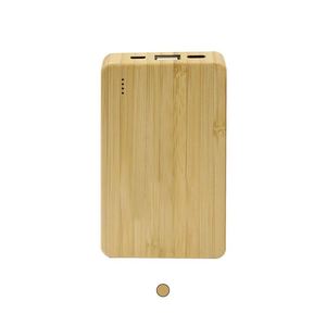 พาวเวอร์แบงค์ไม้ขายส่งแบบพกพา 8000mah พาวเวอร์แบงค์แบตเตอรี่สำหรับโทรศัพท์พร้อมโลโก้สั่งทำได้ - Product Image 1
