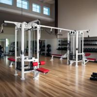 Gimnasio Multifuncional de Alta Gama con Diseño Personalizado Multi 9 Jungle, Máquina de Ejercicios para Pecho y Piernas, Equipo de Gimnasio Multi 9 Estaciones, Gimnasio Comercial
