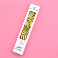 6pcs lange bunte kreative Geburtstags torte Kerze Party Kurve Faden Geburtstag Spiral Kerzen für Geburtstags feier Dekoration