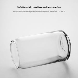 批发现代16盎司/480毫升Libbey空白罐形玻璃瓶啤酒苏打水水咖啡 - Product Image 5