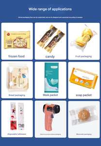 350 Auomaic Ice Cream Popsicle Packing Machine Ice Lolly Pillow Packing Machine Flow Packaging <b>Machinery</b> - Product Image 3