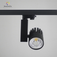 2025 Meilleure vente réglable 10W-50W LED éclairage sur rail moderne Cob puce corps en aluminium pour usage commercial et domestique pour les supermarchés