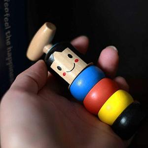 Giocattolo Magico in Legno Infrangibile, Oggetto di Scena per Trucchi di Magia, Daruma Immortale - Product Image 2