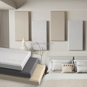 Panel de Pared Decorativo Moderno, Revestido de Tela, Protección Ambiental Interior, Absorción Acústica y Reducción de <span class=keywords><strong>Ruido</strong></span> - Product Image 1