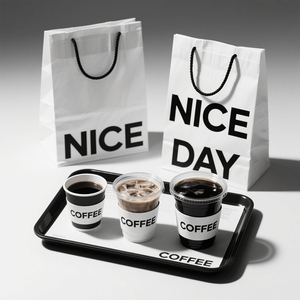 Custom Logo PET Plastic <strong>Cups</strong> Disposable Coffee <strong>Cups</strong> Paper Bags Bakery Boxes <strong>One</strong> Stop Food Packaging Supplier - Product Image 4