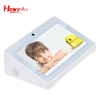 RK3128 1+32G Ordinateur de bureau 8 pouces Lecteur publicitaire Android avec écran tactile capacitif Wifi USB LAN Android PC