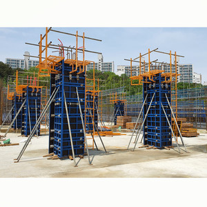 Chine Fournisseur Acier Obturateur Mur Encofrado <span class=keywords><strong>Construction</strong></span> Béton Moule Métal Formes Colonne Coffrage - Product Image 1
