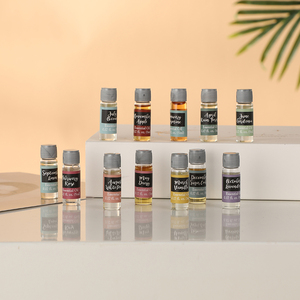 Bộ Nến Đốt Dầu Chai Gốm Tinh Dầu Hương Liệu 12*5Ml Bộ Quà Tặng Trị Liệu Bằng Hương Liệu - Product Image 5