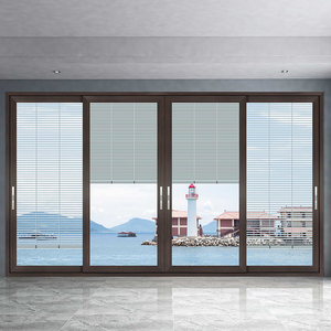 Porte <span class=keywords><strong>coulissante</strong></span> en verre trempé pour hôtel, usine, cuisine, ou comme porte intérieure double vitrage – Vente en gros - Product Image 1