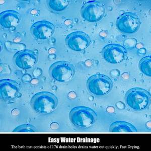 Tapis de massage antidérapant pour bain et douche, lavable en machine, écologique, en PVC inodore avec ventouses, idéal pour hôtels – Vente chaude - Product Image 3