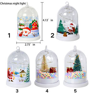 Светодиодные гирлянды Рождественская елка в стеклянном куполе домашний стол украшения - Product Image 6