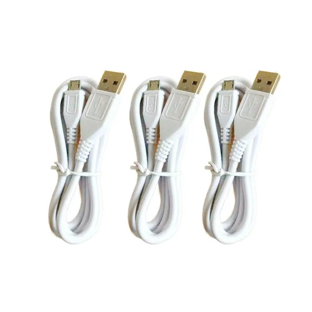 1 Meter USB-A to Micro-USB 3A Fast Charging Cable with PVC Jacket for Mobile Phones Cameras & Computers