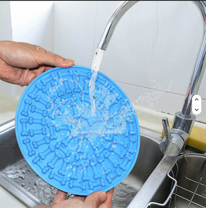 2025 Siliconen Likmat Hond Kat <span class=keywords><strong>Best</strong></span> Verkopende Buitenlandse Handel Zuignap Gezonde Effen Patroon Custom Logo Eco Vriendelijk - Product Image 2