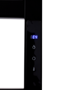 Sèche-serviettes électrique autonome Tuya WiFi avec contrôle par application, noir mat, 0-55°C ° C pour la salle de bain - Product Image 6