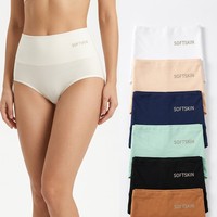 Nouvel Arrivage Culottes sans couture taille haute effet ventre plat douces avec logo personnalisé pour femmes Yoga Fitness Sport