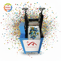 Machine de découpe rotative haute vitesse pour confettis en papier, plastique et ruban, pour la décoration de scène et d'ambiance de fête