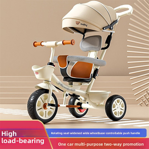 Poussette <span class=keywords><strong>tricycle</strong></span> pliable Manado LN-M-0378 avec fonction métallique, option confortable pour s'asseoir ou s'allonger, pour enfants de 2 à 4 ans - Product Image 5