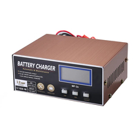 Meilleur chargeur de batterie rechargeable Chargeur de batterie 12v 20a automatique 24 volts 7.5 ampères Chargeur de batterie Affichage LED avec prise