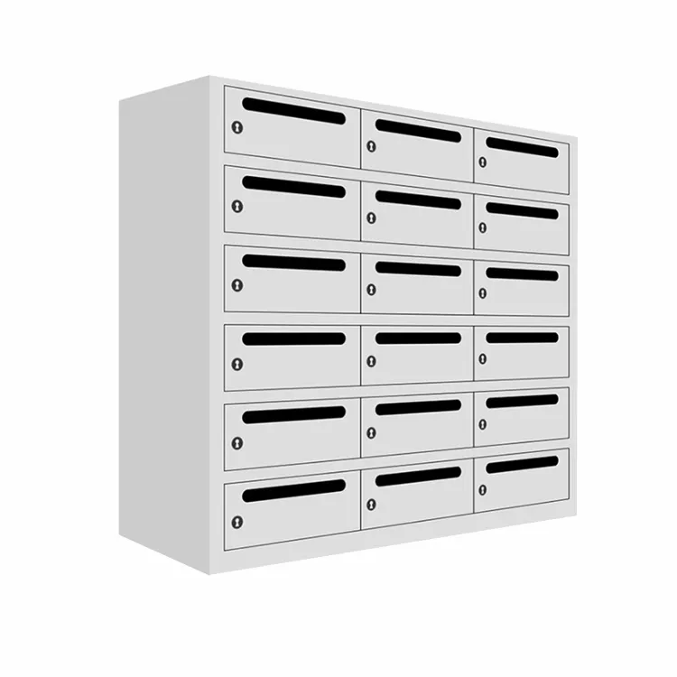 Custom Wall Mount American Modern Mailbox Residential Apartment Mailboxes Stainless Steel Parcel Letterbox Letter Boxes Mailbox