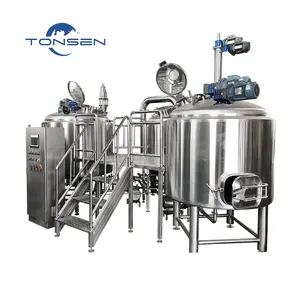 3000L 3 vessels craft and creative beer brewing equipment all in one system top notch material and advanced design tank for sale