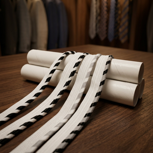 Cordon en polyester brun et blanc de 10 mm, durable et de haute qualité, pour vêtements et chaussures - Product Image 5