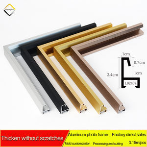 Оптовая Продажа с фабрики, металлическая рамка, модный плакат, золотой алюминиевый сплав, фоторамка для украшения стен - Product Image 2