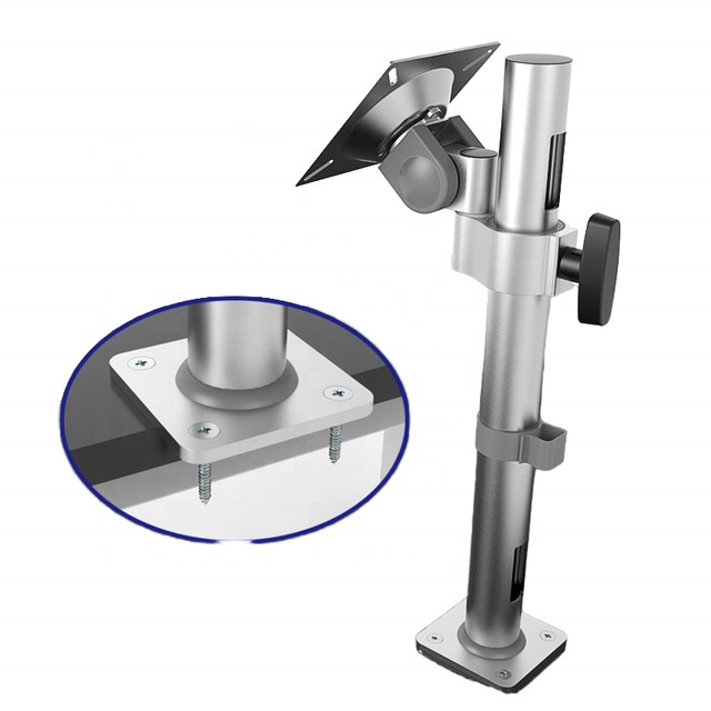 360 Degrees Fully Adjustable Dual Monitor Desk Mount Arm 90 Degree Tilt New Dual Monitor Bracket