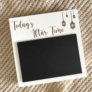 Pafu islamico Ramadan attività per bambini arredamento mutevole Iftar Time Suhur Time lavagna di oggi Iftar Time lavagna - Product Image 5