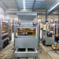 Machine de moulage de briques hydraulique automatique QT4-15, formage par vibration-hydraulique, machine à blocs de béton à densité stable