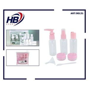 <b>Pink</b> 50ml Travel-Sized Toiletries <b>Bottle</b> Set for On-the-Go Essentials - Product Image 3