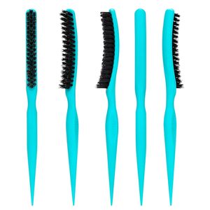 Brosse démêlante à poils rigides avec queue de rat pour le coiffage et la mise en volume en salon - Product Image 1