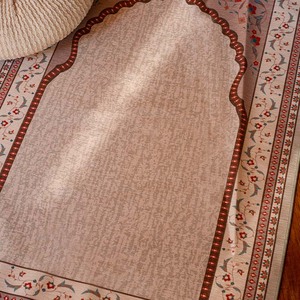 Молитвенный коврик на заказ в этническом стиле для гостиной с принтом, кисточками, машинная стирка, складной - Product Image 4