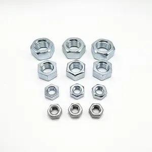 Cheap Price Of Hex Nut Zinc 1/4 Galvanized Hex Nuts DIN934 Hex Nut By Chinese Factory